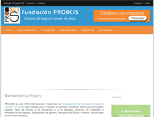 Tablet Screenshot of proacis.org